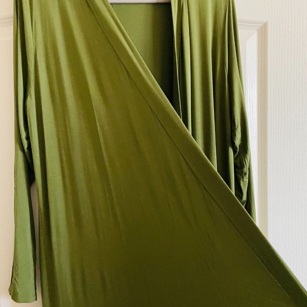 NorthStyle Super Comfy Flowy Hi-Lo Maxi Home Gown Lounge Beach Wrap Dress Robe S - Picture 6 of 10